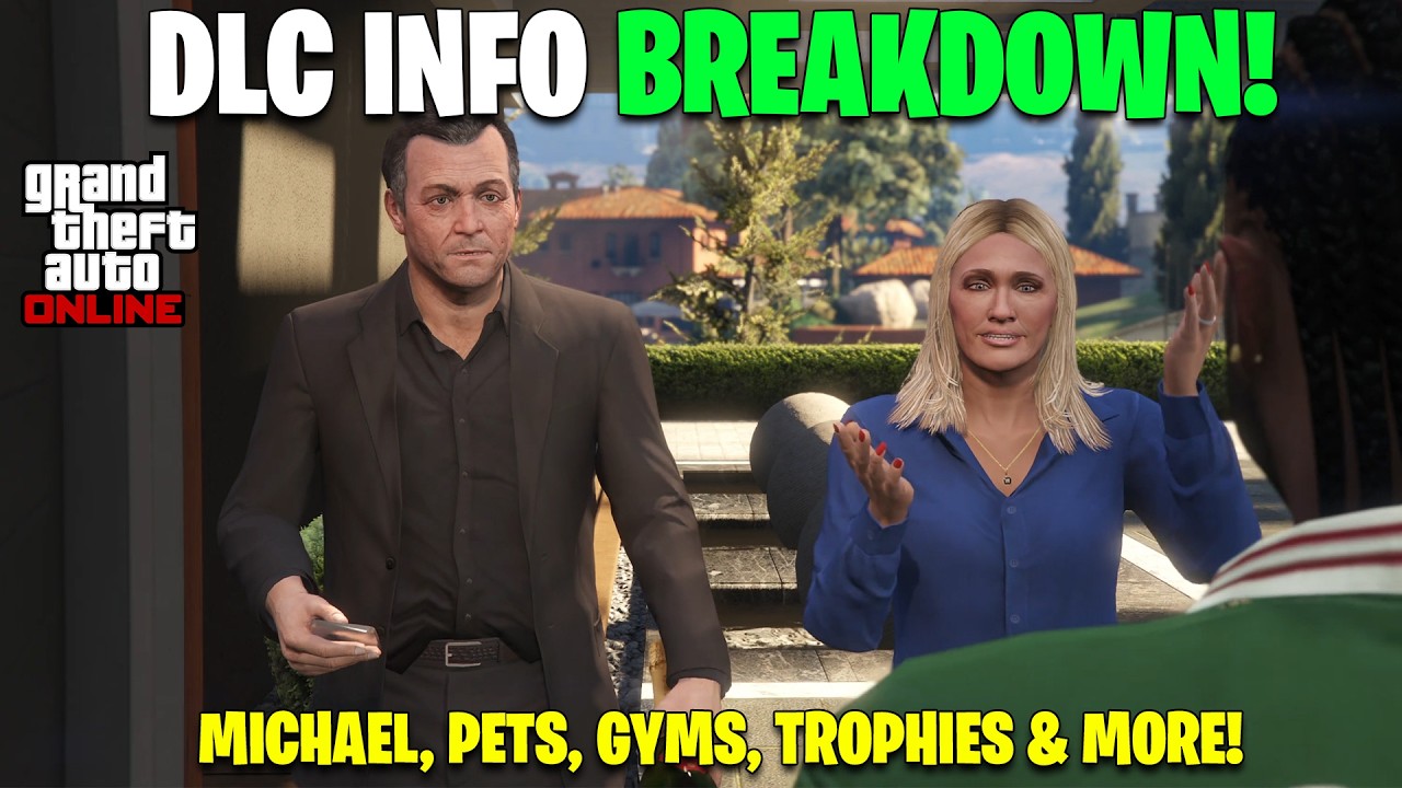 MICHAEL DLC INFO BREAKDOWN: Pets, Mansions, Gyms, Trophies + More!
