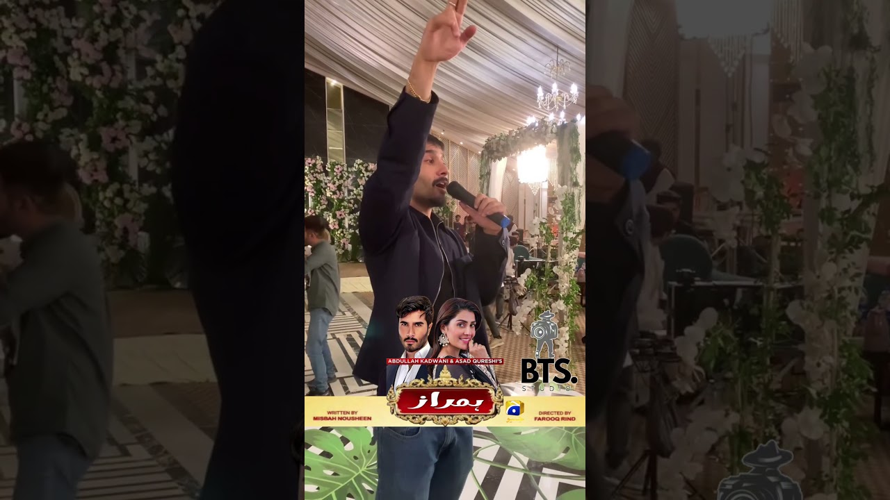 Behind the Scenes of New Pakistani Drama 'Humraaz' Featuring Feroze Khan and Ayeza Khan