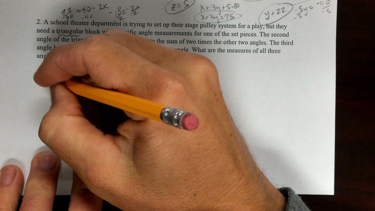 Mastering Word Problems with Three-Variable Systems 🧩