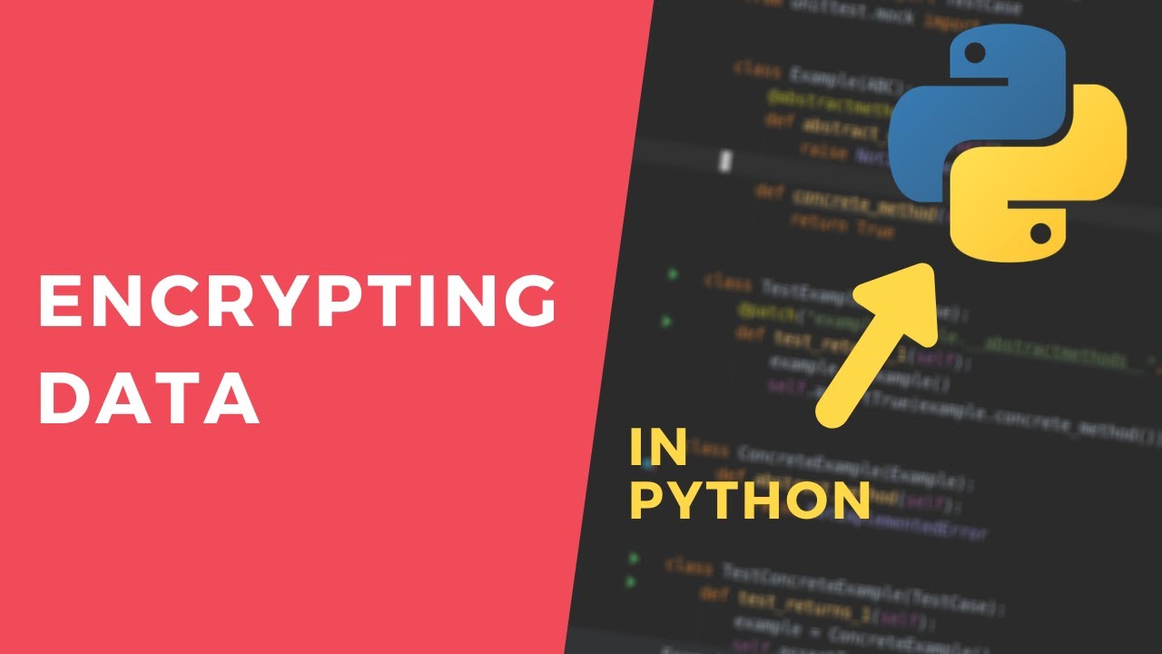 Encrypting Data in Python - 1-Minute Tutorial