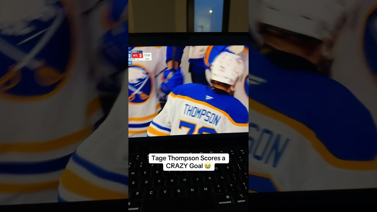 Tage Thompson's Amazing Goal! 🏒 #shorts