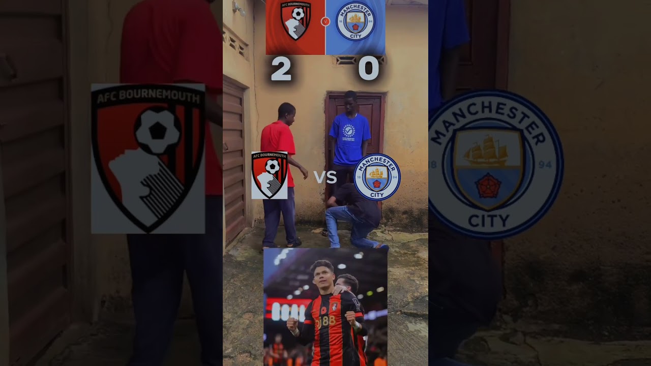 Bournemouth vs Manchester City: Live Football Match Highlights ⚽