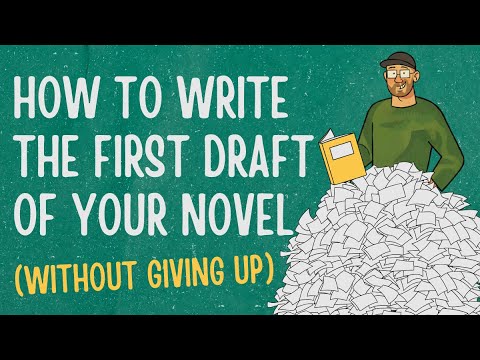 Writing Your First Novel Draft Without Giving Up ✍️