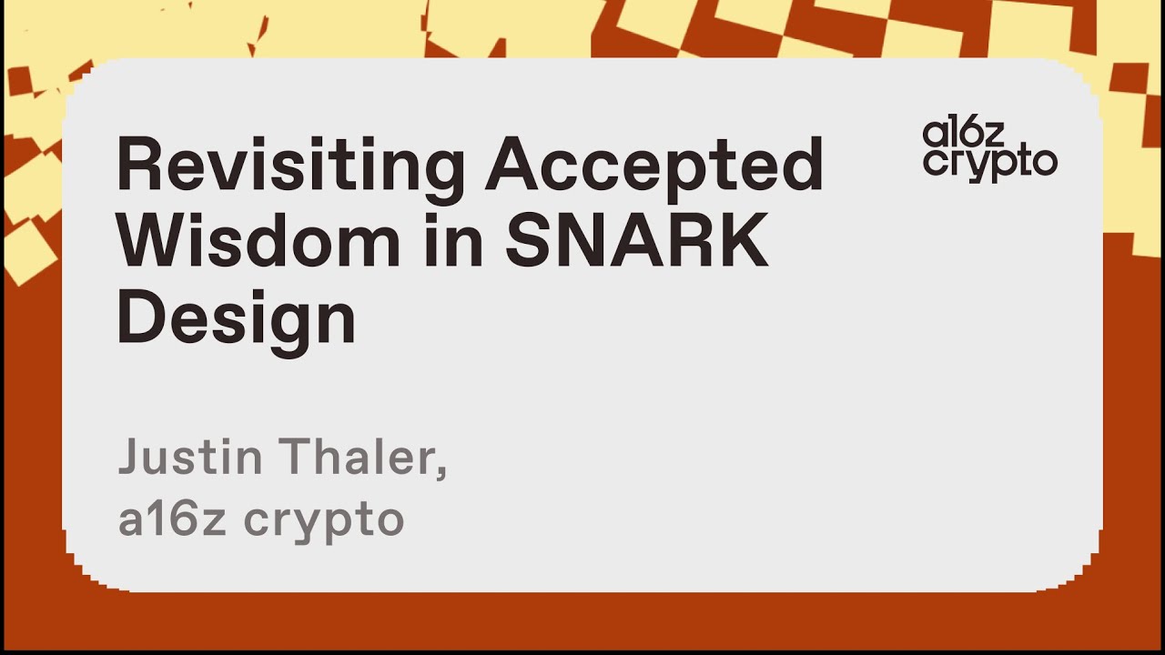 Revolutionizing SNARKs: New Approaches with Lasso and Jolt 🚀 | a16z Crypto Research