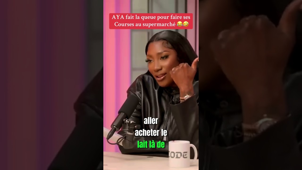 Aya affirme qu'elle fait ses courses toute seule