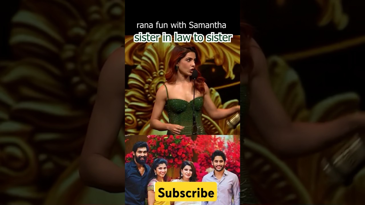 Samantha & Rana Daggubati's Viral Hyderabad Video π¬