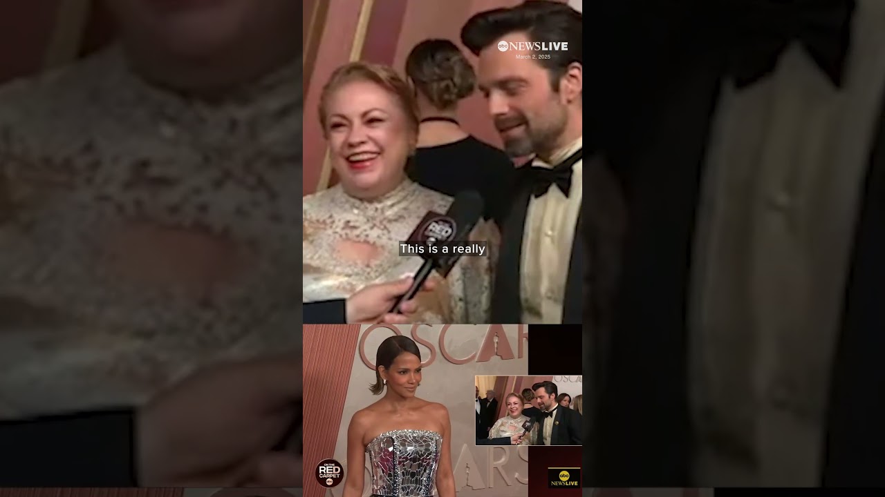 Sebastian Stan Nominated for Best Actor Brings Mom to the Oscars | GMA