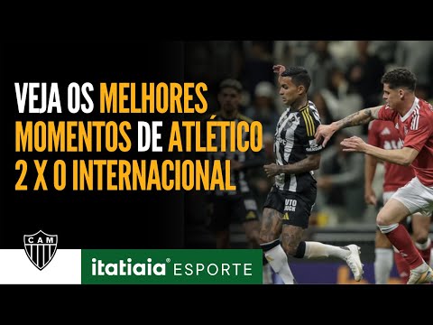VEJA OS MELHORES MOMENTOS DE ATLÉTICO 2 X 0 INTERNACIONAL