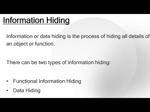 Info Hiding in OOP Design with C++ 🛡️
