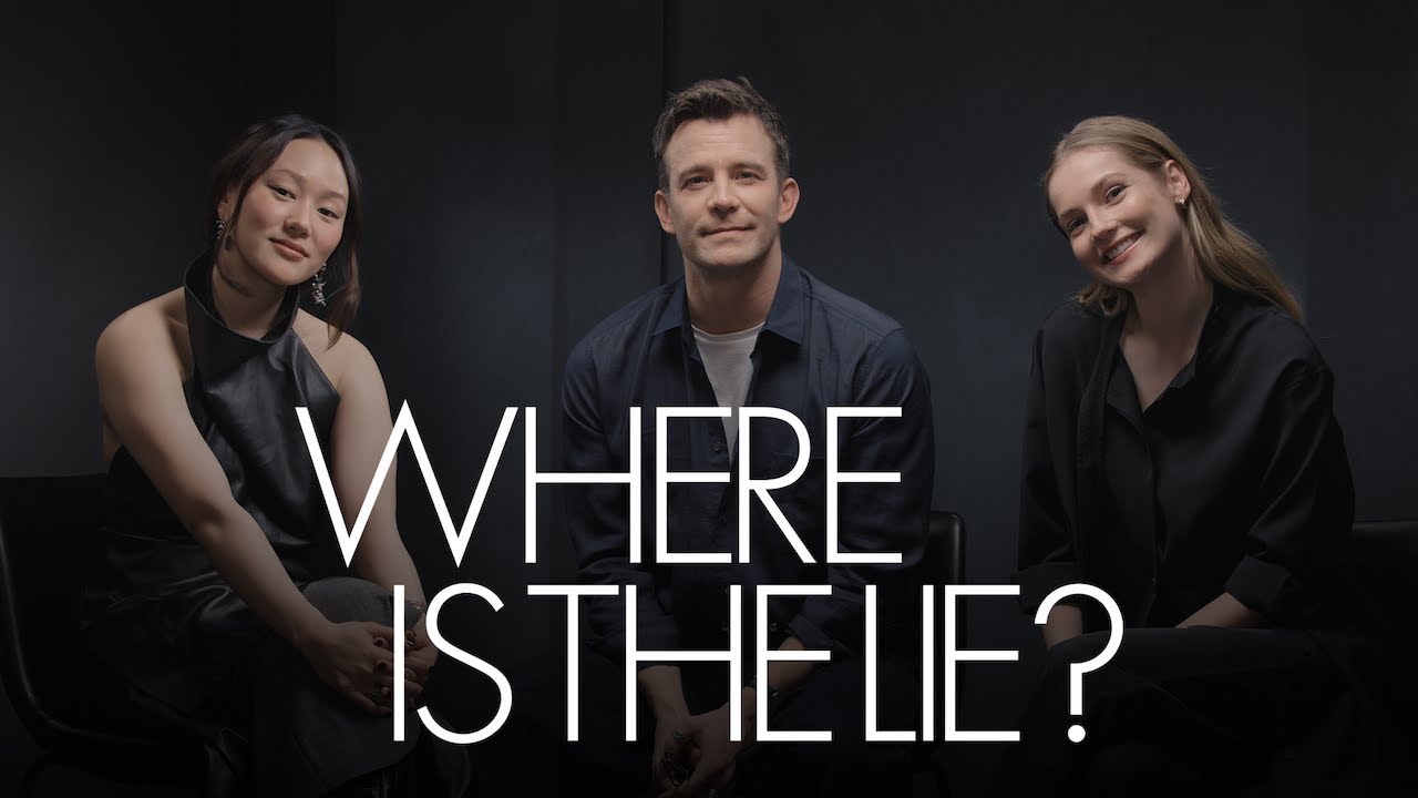 Luke Thompson, Yerin Ha & Hannah Dodd in 'Where Is the Lie?' 🎭