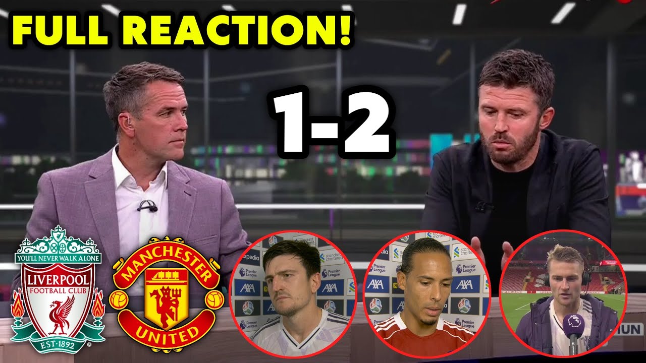 Liverpool 1-2 Manchester United: Key Reactions from Maguire, Van Dijk & De Ligt ⚽