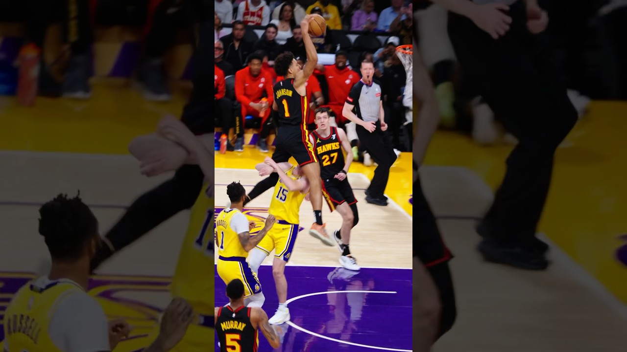 Jalen Johnson's Insane Dunk & 4 Dunks in One Game! 😱🔥