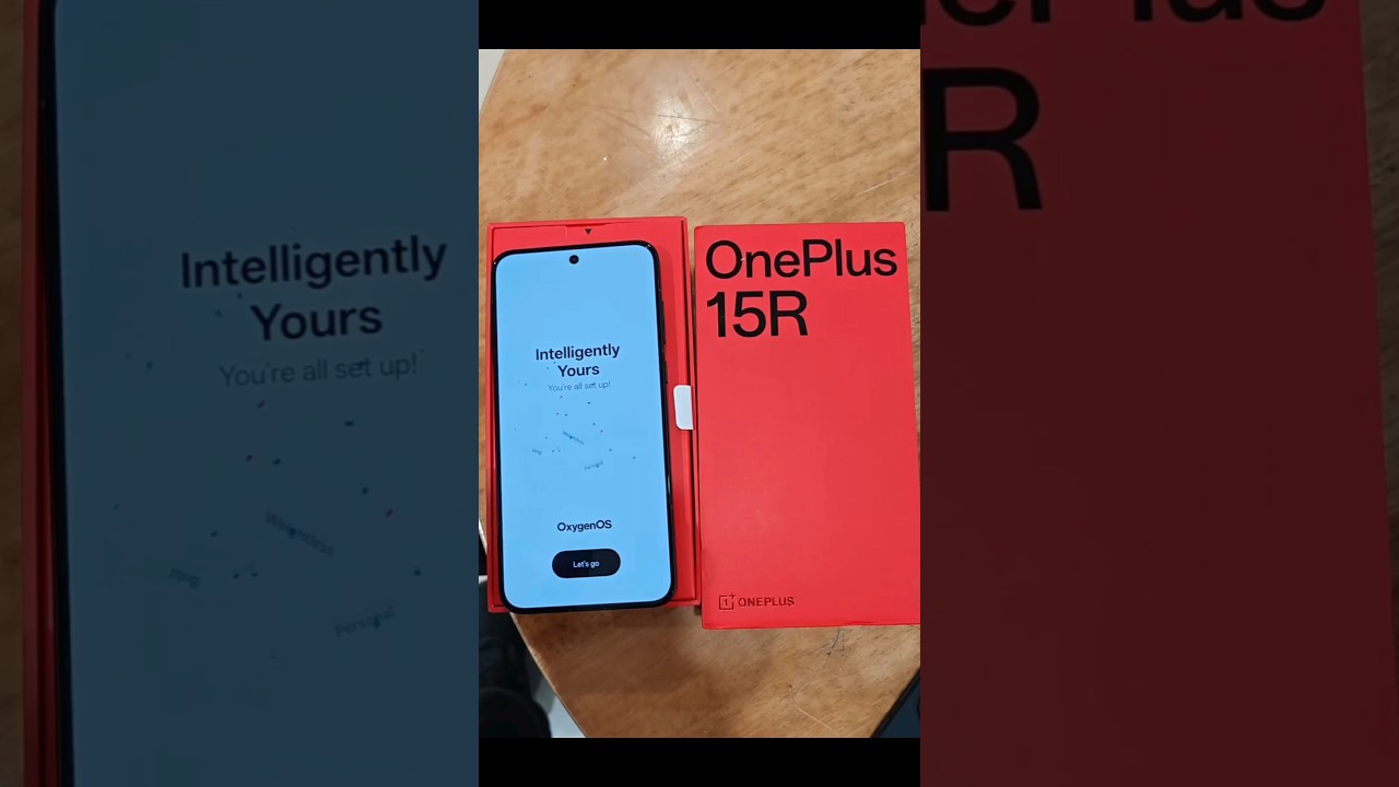 # oneplus 15r black velvet colour unboxing