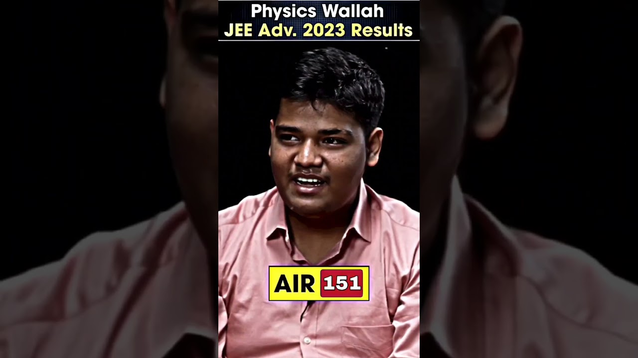 AIR 151 in JEE Advanced 2023! 🎉 | Success Story from PW