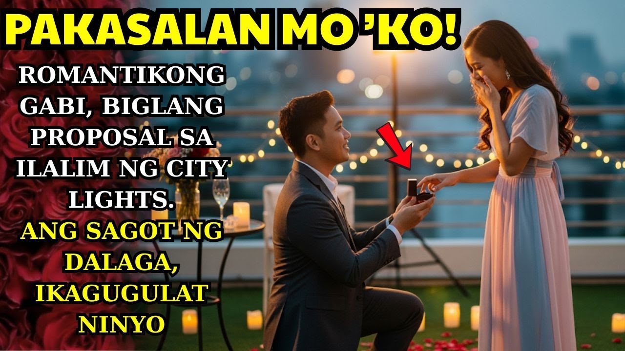 Romantic Rooftop Night: Man's Heartwarming Proposal & Surprising Response ๐