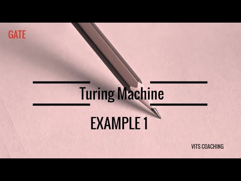 Theory of Computation (TOC) Video 15 : Turing Machine Example 1