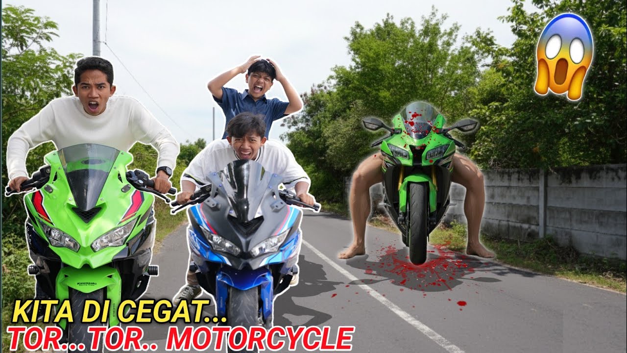 Arik Saputra Kaget Saat Touring, Motor Tersangkut Tor Tor! 😱