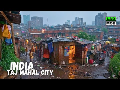 🇮🇳  This is REAL India in 2025 Agra 4K HDR Walking Tour | Life in Poverty