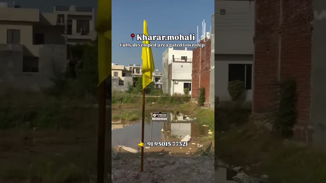 110 Gaj Plots Available In Guru Nanak Nagar Khanpur Randhawa road Kharar Mohali plots