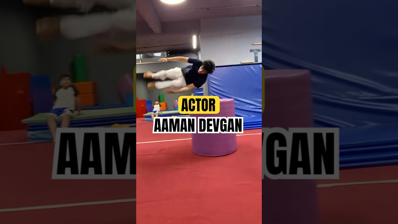 Aaman Devgan Flips at Flyzone Fitness 🤸♂️