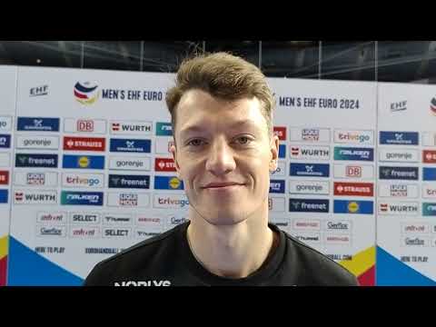 Handball EM 2024 Live EHF EURO Emil Jakobsen (Dänemark) SPORT4FINAL Video Interview mit Frank Zepp