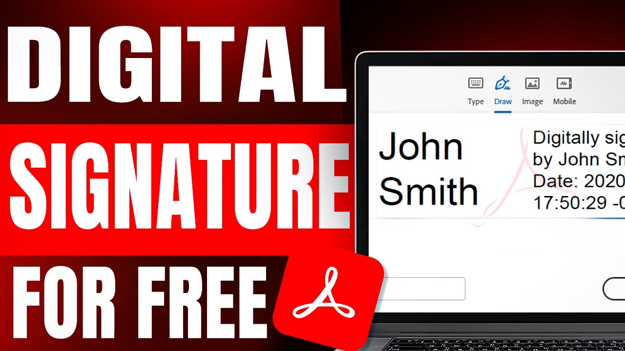 Create Free Digital Signature in Adobe Acrobat DC