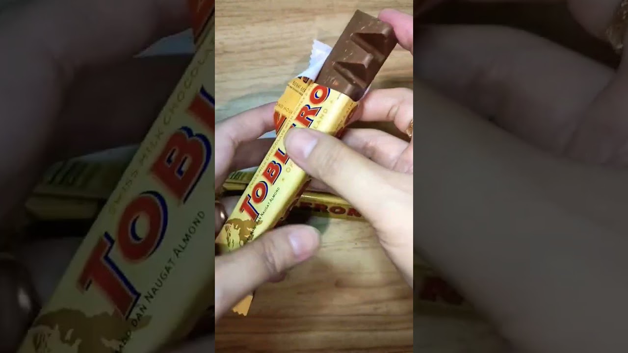 ASMR TOBLERONE CHOCOLATE MUKBANG #asmrsounds #satisfying #mukbang