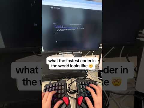 what the world’s fastest coder looks like 🤯 #cs #typing #coding #programming #developer