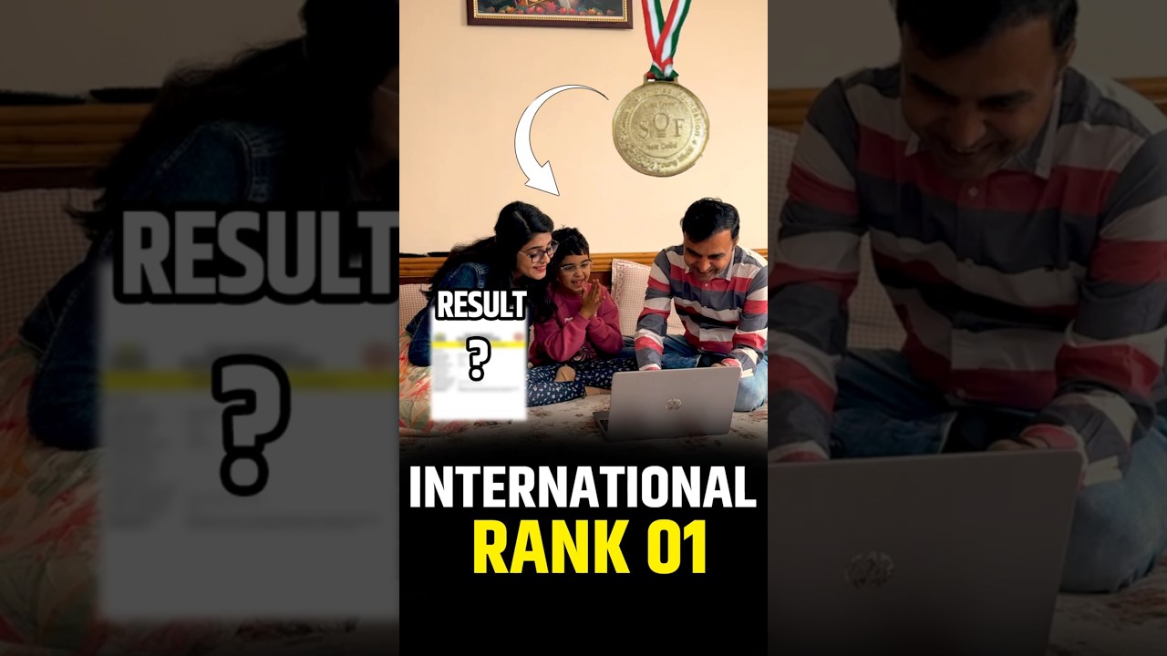 Roma Achieves 1st Place Internationally in Math Olympiad 🥇