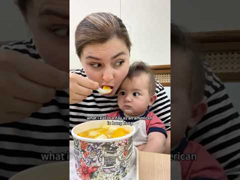 What I eat in a day as an American in Hong Kong 🥭 #chinesefood #hongkong #travel #wieiadrealistic