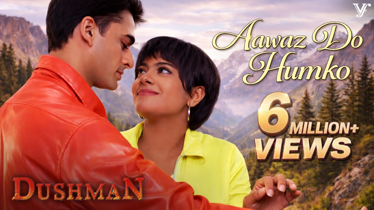 Aawaz Do Humko Video Song | Sanjay Dutt, Kajol, Jas Arora |  Dushman | Lata Mangeshkar, Udit Narayan
