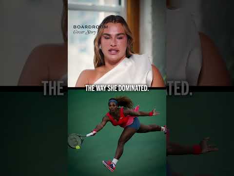 Aryna Sabalenka picks Roger Federer, Serena Williams for GOAT list #tennis #federer #serenawilliams