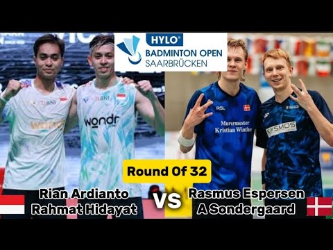 Rian Ardianto/Rahmat Hidayat vs Rasmus Espersen/Andreas Sondergaard | Hylo Open 2025