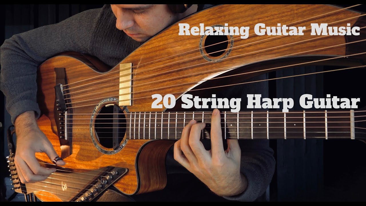 Nightfall: 20-String Harp Guitar Classical & Spanish 🎶