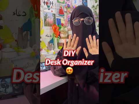 DIY Desk Organizer from Waste Boxes 😍 #rumaimapalette