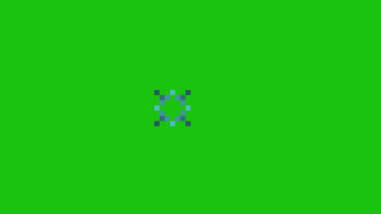 [HD] Minecraft Particles Green Screen