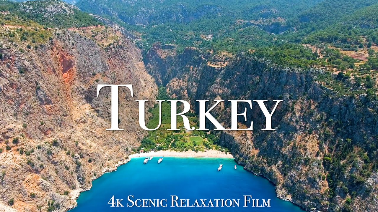 Turkey 4K Scenic Relaxation with Calming Music 🇹🇷