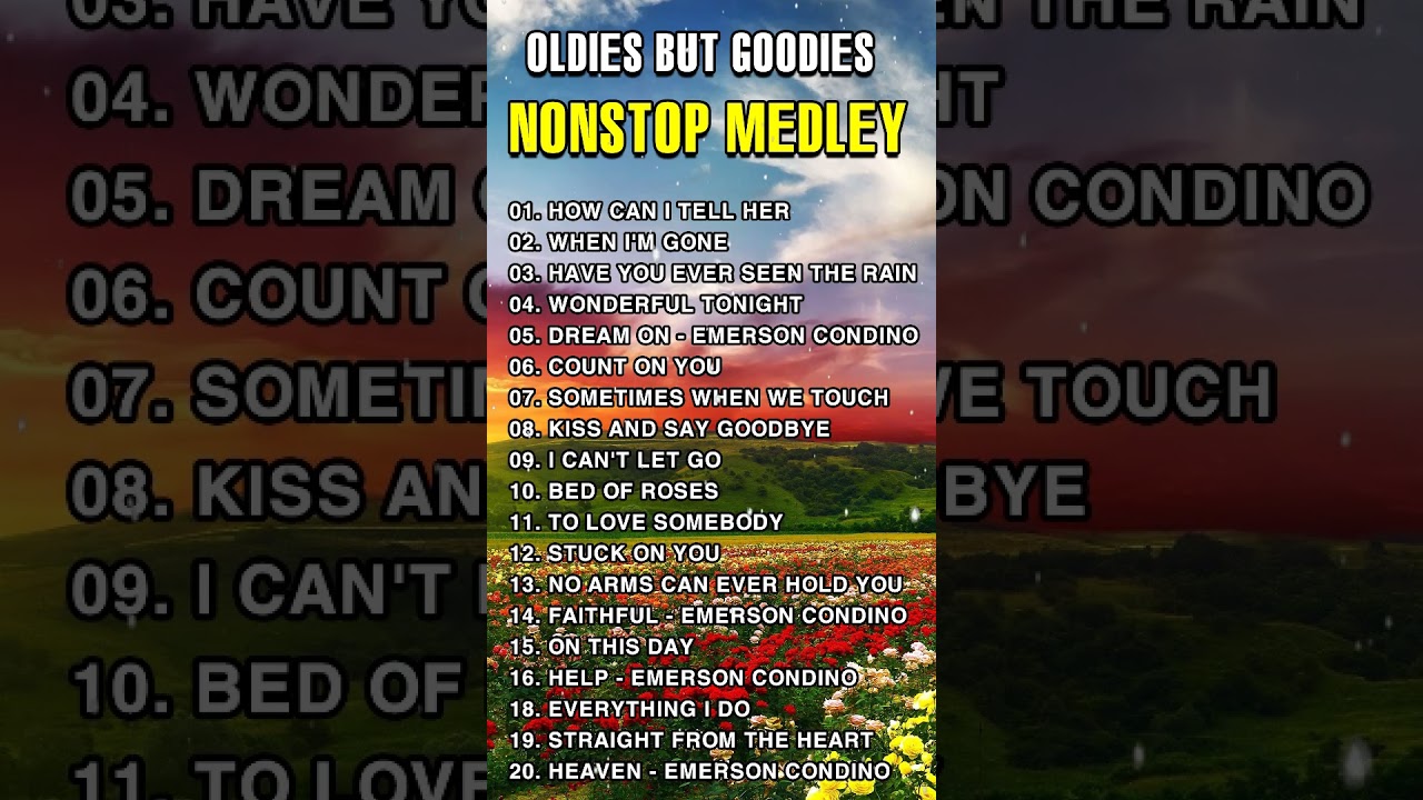 Oldies But Goodies Nonstop Medley ☘ Lobo, Michael Bolton, Air Supply, Lionel Richie, Bee Gees...