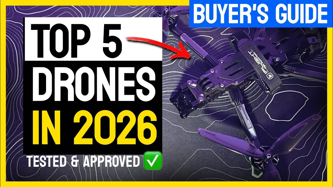 Tested. TOP 5 Best Drones for 2026 - BUYER'S GUIDE 🏆