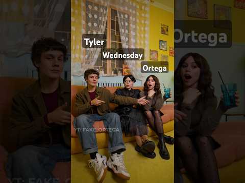 Attention to the hands #jennaortega #fakeortega #wednesday #tyler #shorts #netflix