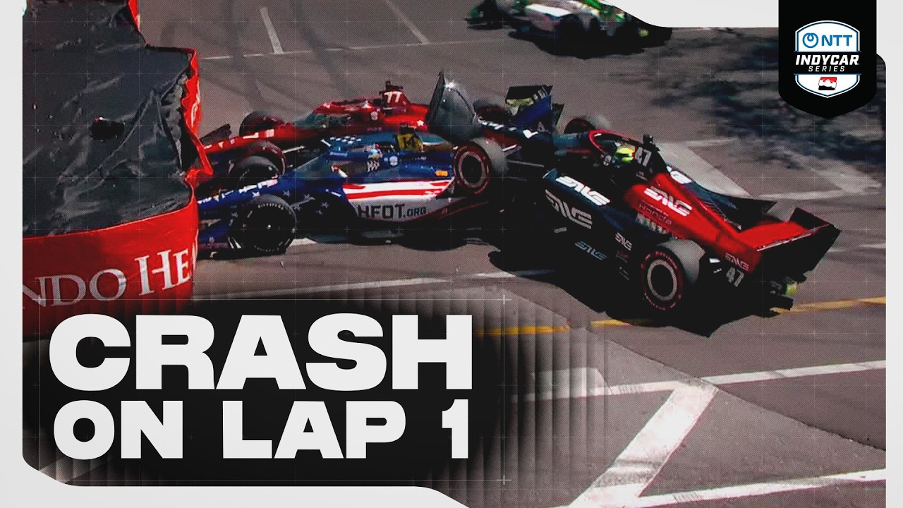 Mick Schumacher's Debut Ends in Lap 1 Crash | 2026 INDYCAR at St. Pete