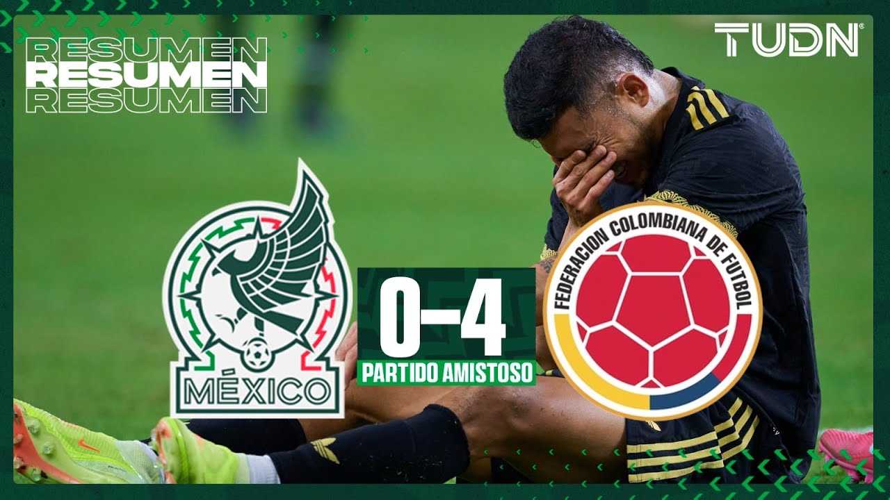 México 0-4 Colombia: Resumen y Goles del Amistoso Internacional 2025 ⚽