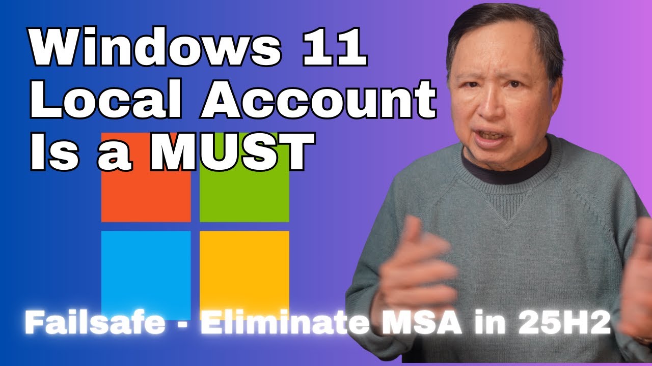 Secure Windows 11 by Removing Microsoft Account 🔒