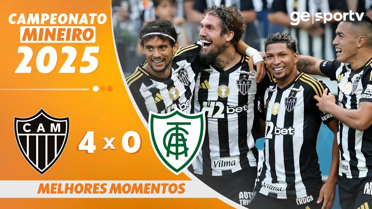 Atlético-MG Dominates América-MG 4-0 in Mineirão Final 🏆