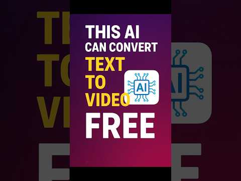🚀 Convert Text to Video for FREE Using This AI Tool! (No Watermark)