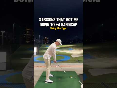 3 Lessoms that got me down to +4 HDCP 🔥🙌🏻 #golf #golfswing #golftips #golfcoach