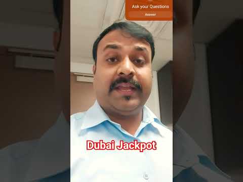 Dubai Jackpot Lotteries 💸💰💲💸💰💲