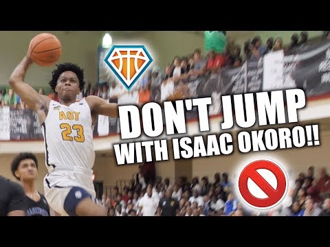 DO NOT JUMP WITH Isaac Okoro!! You WILL Regret It | Most Powerful Dunker in the Country