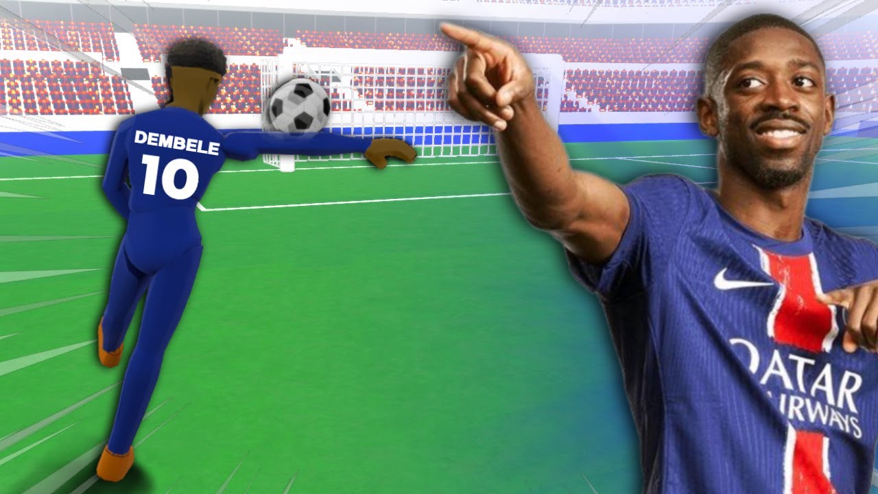 Dembélé Comes to Life in Realistic Street Soccer! ⚽ (Roblox Gameplay)