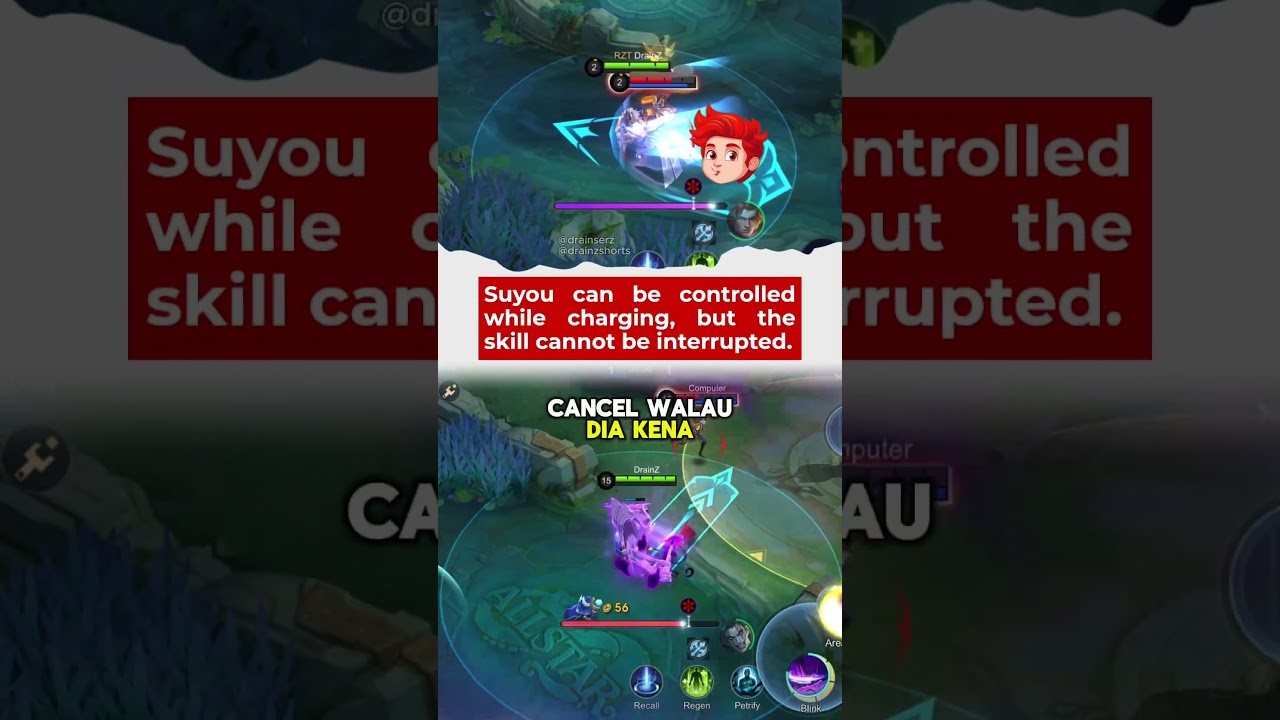 Kenapa Skill Suyou Tetap Charge Saat CC di ML? 🔥